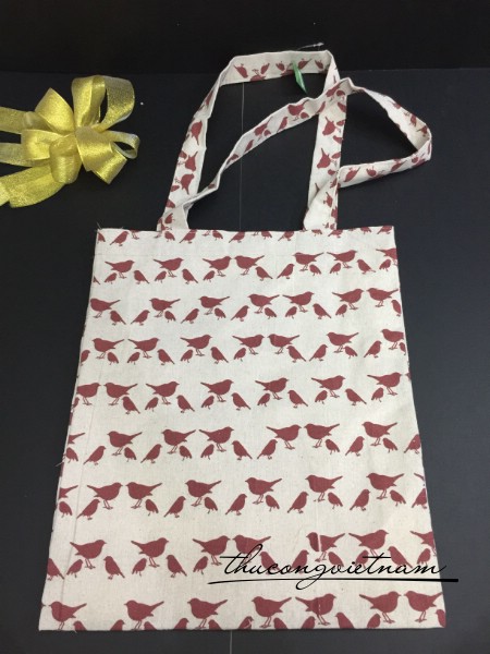 Túi tote vải vintage 35x40cm mẫu 2