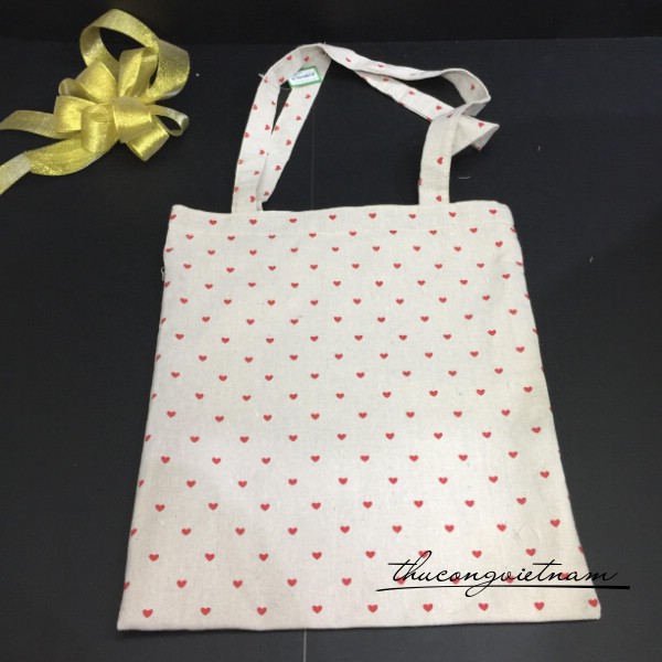Túi tote vải vintage 35x40cm mẫu 3