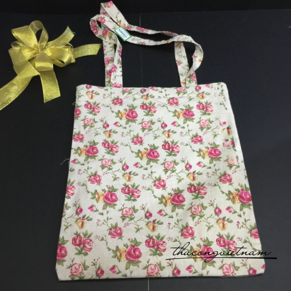 Túi tote vải vintage 35x40cm mẫu 5