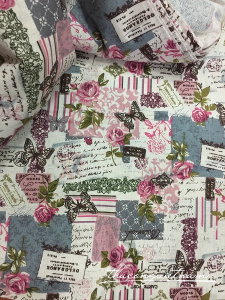 Vải vintage mẫu 41