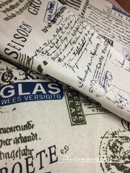 Vải vintage mẫu 49
