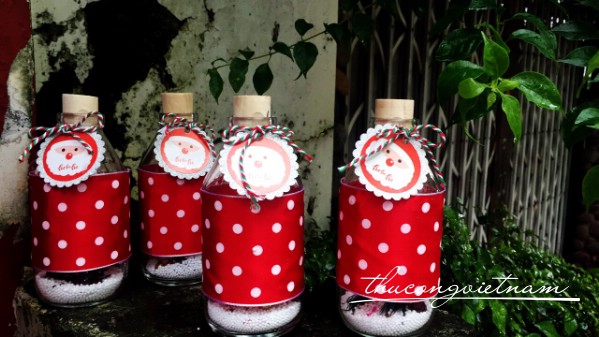 Lọ thủy tinh giáng sinh mẫu 11