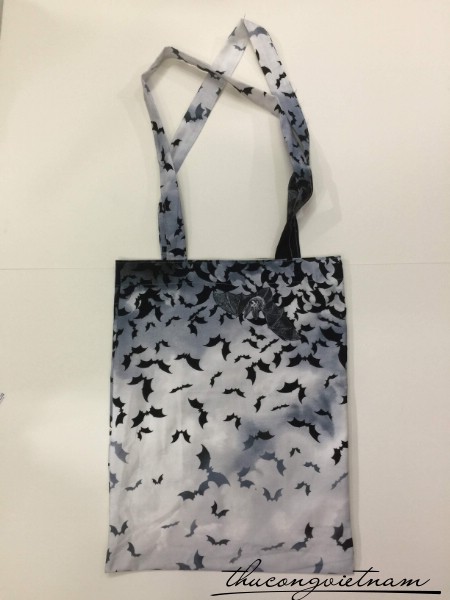 Túi tote vải Halloween 35x40cm mẫu 1