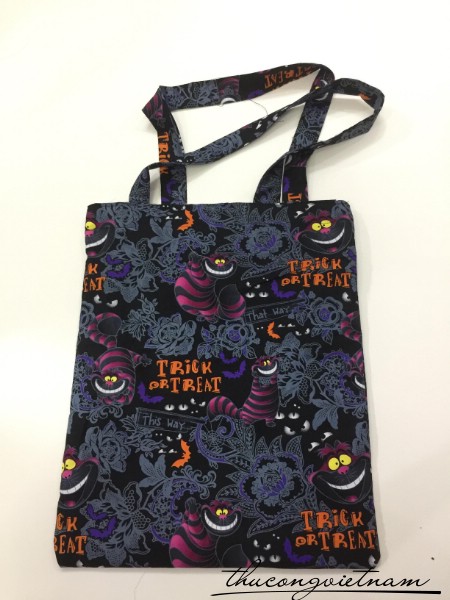 Túi tote vải Halloween 35x40cm mẫu 4