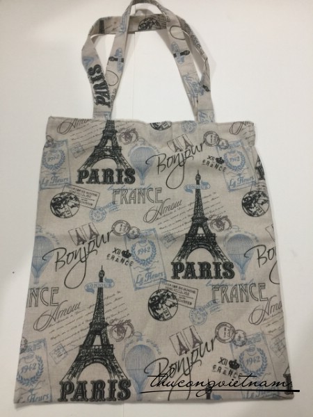Túi tote vải vintage 35x40cm mẫu 10