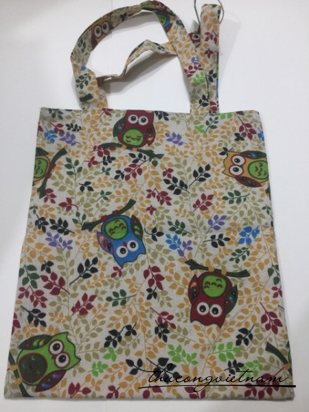 Túi tote vải vintage 35x40cm mẫu 18
