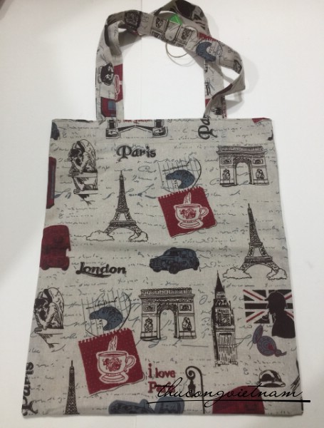 Túi tote vải vintage 35x40cm mẫu 20