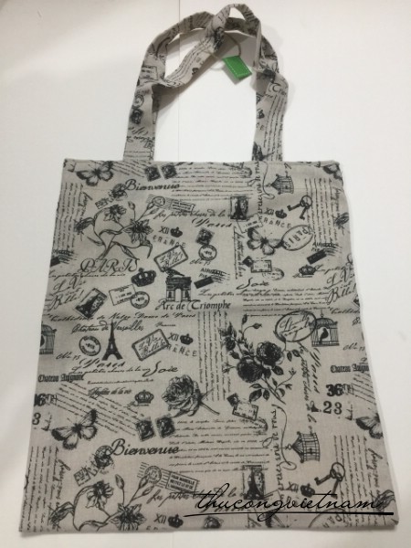 Túi tote vải vintage 35x40cm mẫu 31