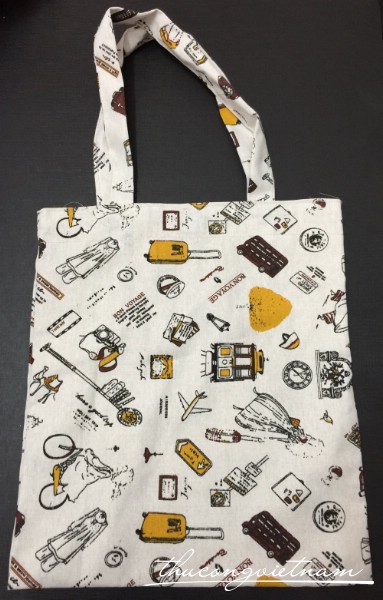 Túi tote vải vintage 35x40cm mẫu 37