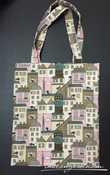 Túi tote vải vintage 35x40cm mẫu 40