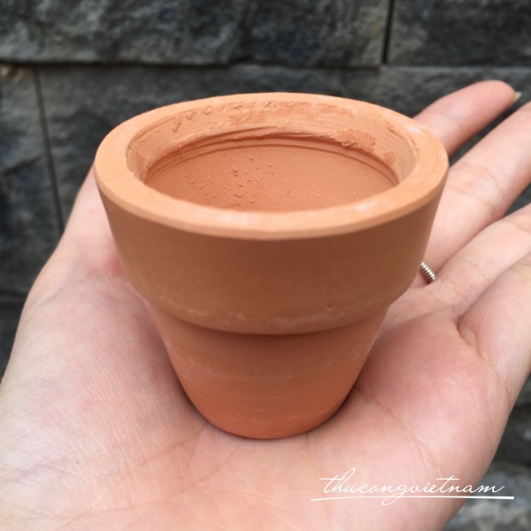 Chậu đất nung nâu N0 5x5cm