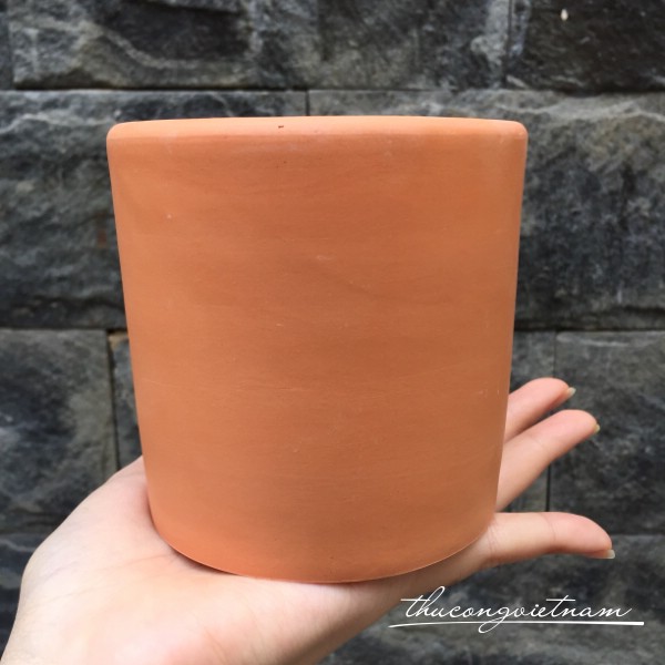Chậu trụ nâu 11cm