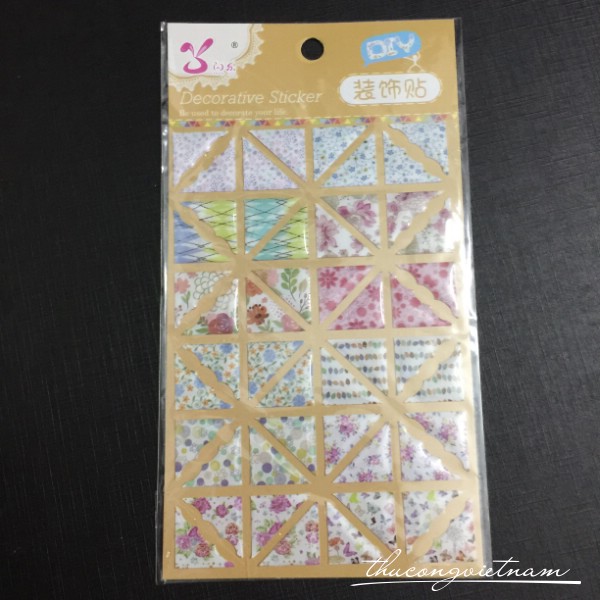 Sticker dán góc ảnh nổi hoa văn 1