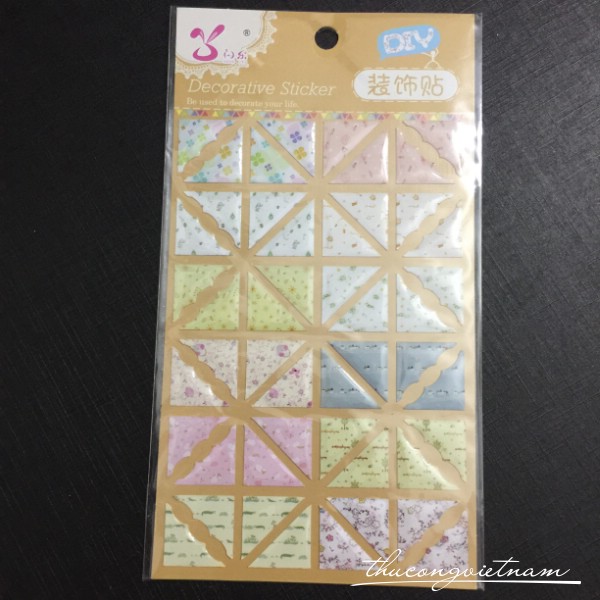 Sticker dán góc ảnh nổi hoa văn 2