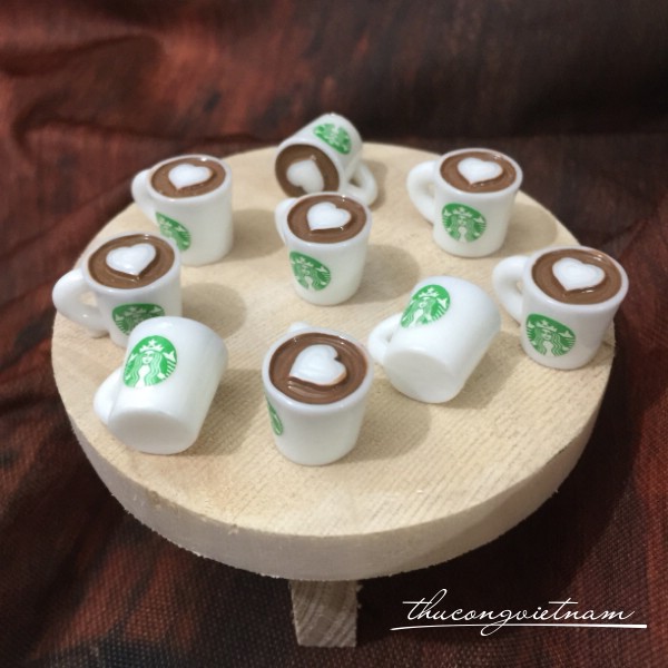 Mô hình ly coffee Starbucks