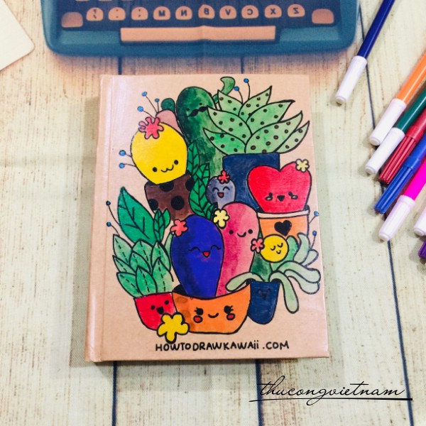 Sổ vẽ tay Vegetables