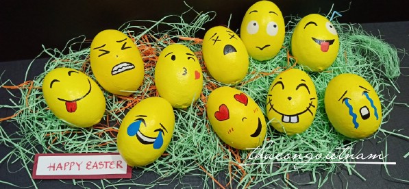 Trứng Phục Sinh emoji 5 quả
