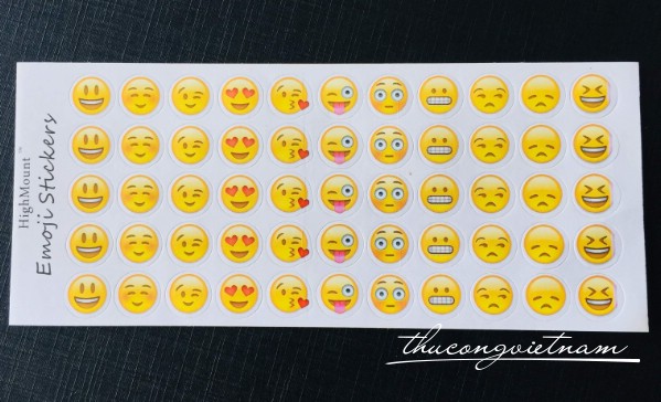 Sticker Emoji 1cm mẫu 2