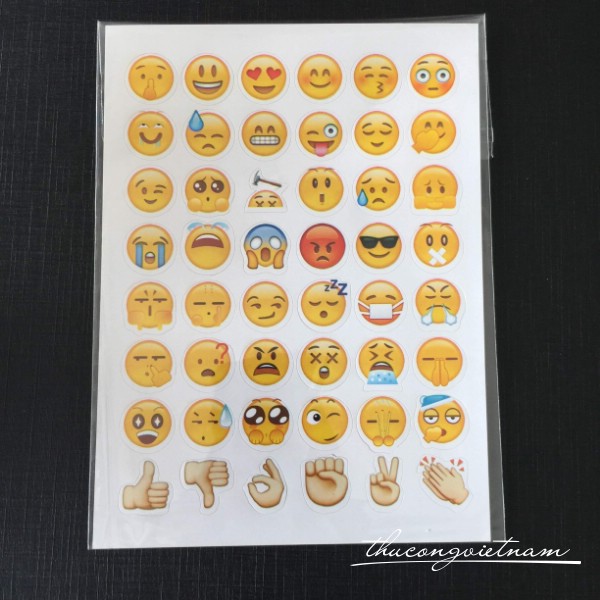Sticker Emoji 1.5cm mẫu 2