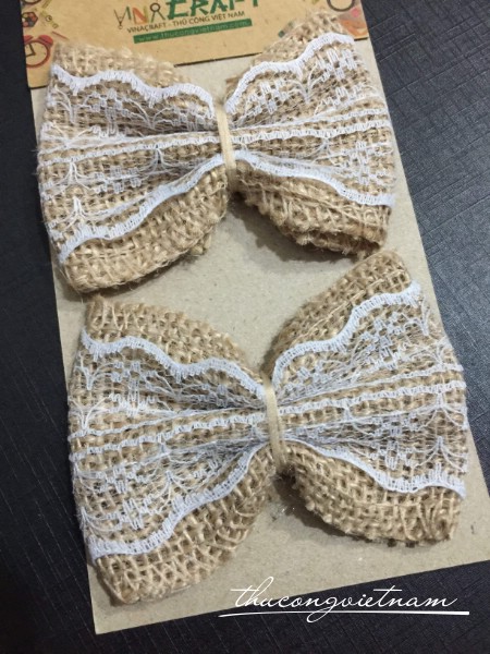 Nơ vải bố 5.5x7.5cm mẫu 2