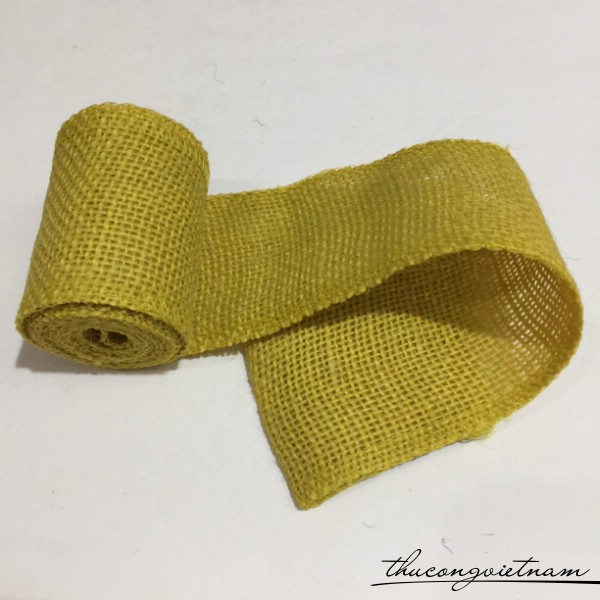 Dây bố màu vàng 5cm