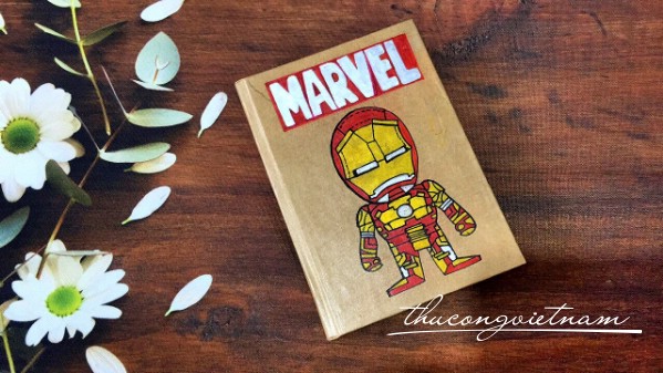 Sổ vẽ tay Ironman chibi