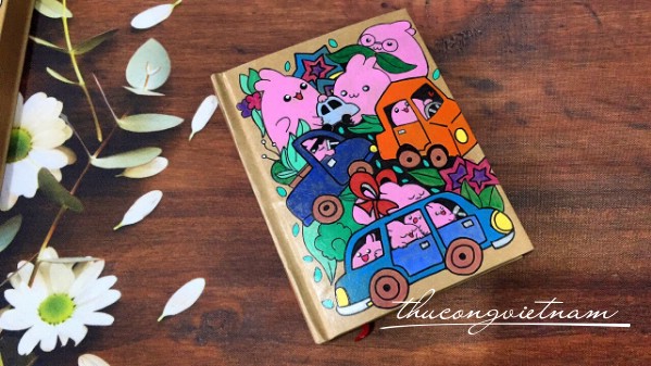 Sổ vẽ tay củ cải hồng