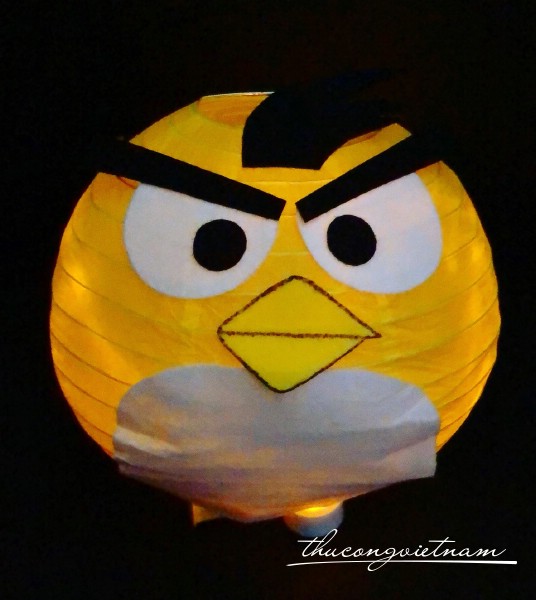 Lồng đèn Angry Bird vàng