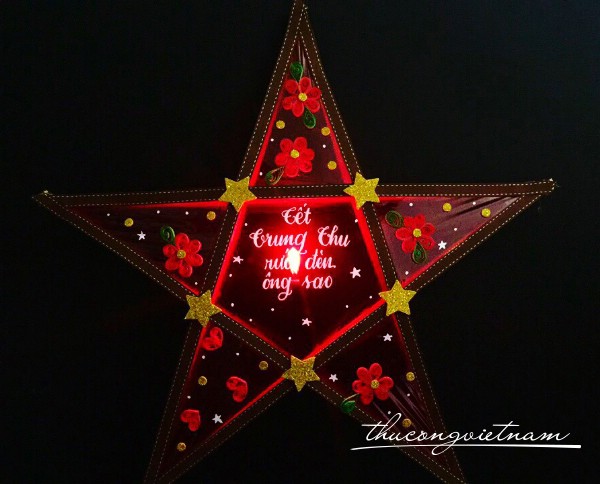 Lồng đèn Ngôi sao 50cm - Quilling