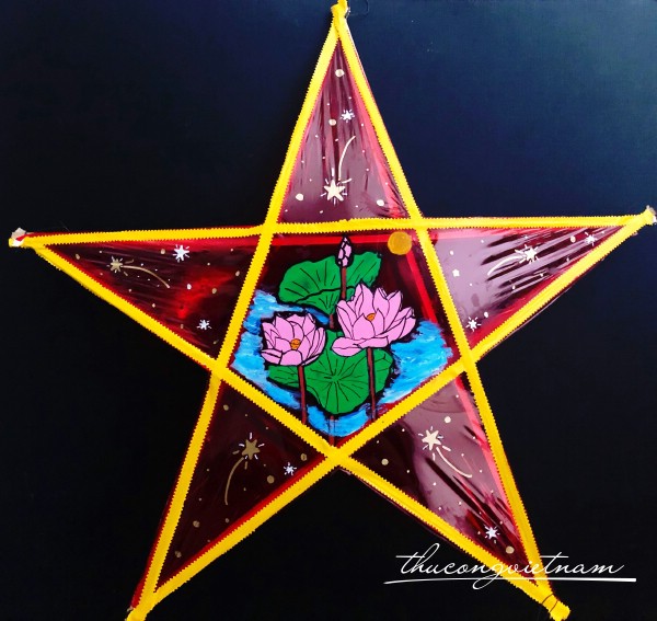 Lồng đèn Ngôi sao 50cm - Hoa sen