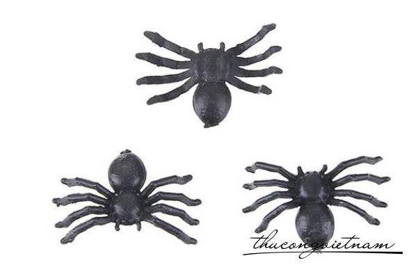 Nhện nhựa nhỏ 2.2x1.5x1cm