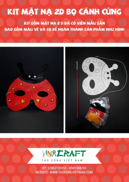 Kit mặt nạ 2D bọ cánh cam