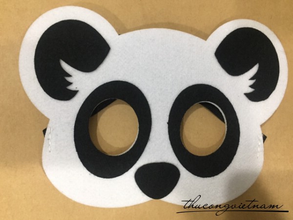 Mặt nạ nỉ gấu trúc