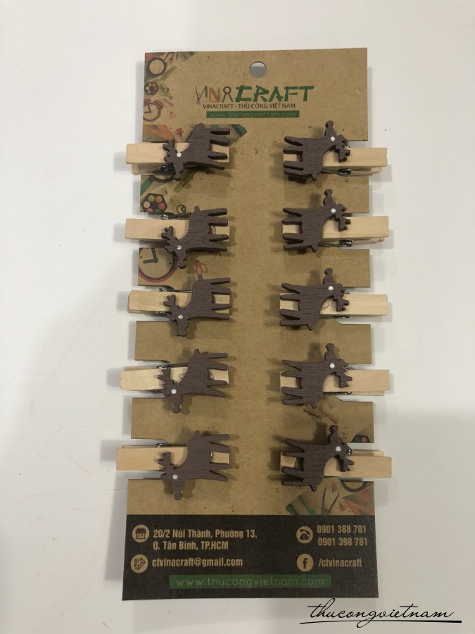 Kẹp gỗ tuần lộc