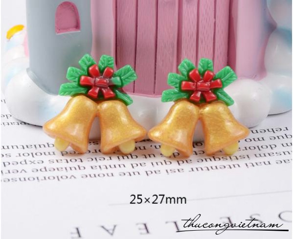 Mô hình 2D chuông vàng 2.1x2.4cm