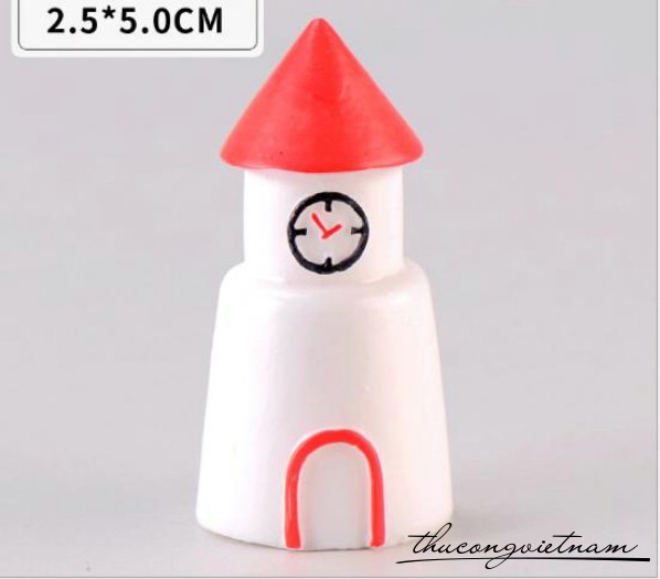 Tháp đồng hồ tuyết lớn 2.5x5cm