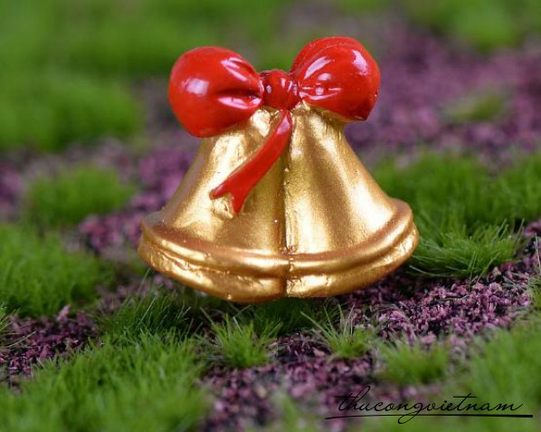 Mô hình đôi chuông vàng 2.2*1.8cm