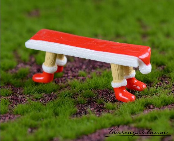 Mô hình ghế giáng sinh 4 chân 2.5*6cm