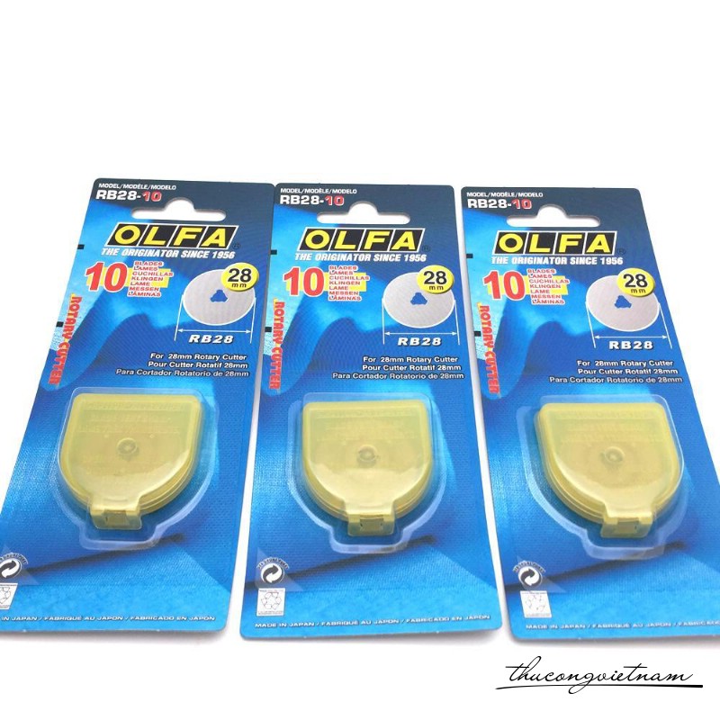 Lưỡi dao OLFA 28mm 10 cái