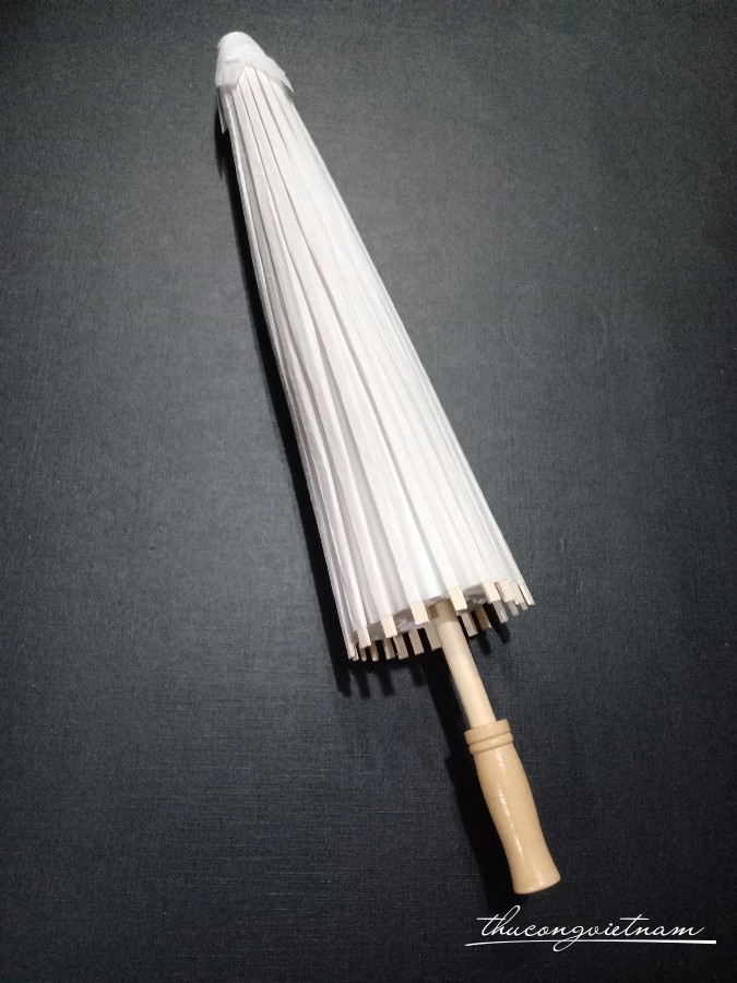 Dù giấy trơn đường kính 40cm