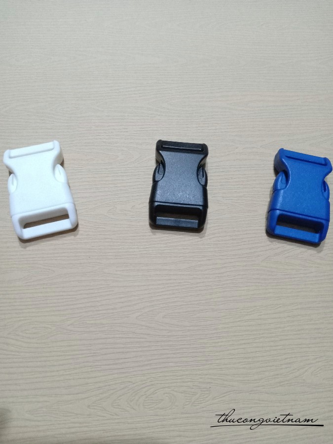 Khóa paracord nhựa cong 2cm