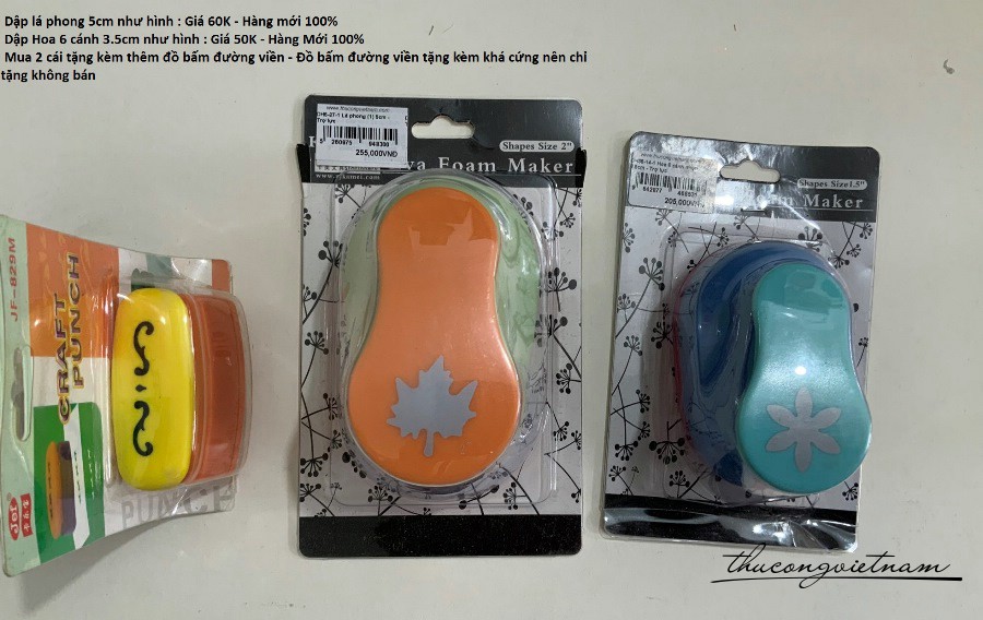 Combo Dập hình 3.5cm và 5cm