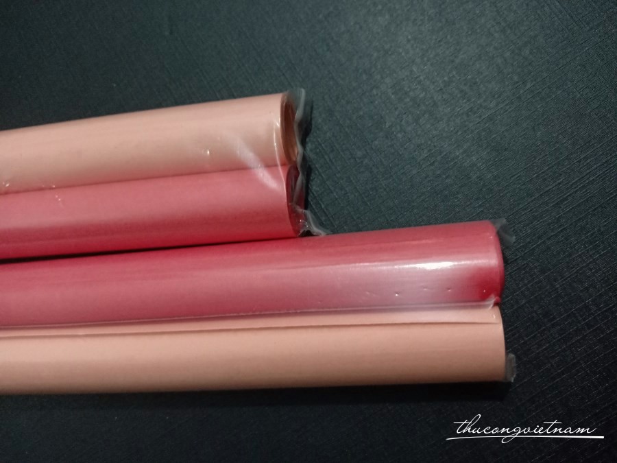 Set giấy màu Pastel - Đỏ