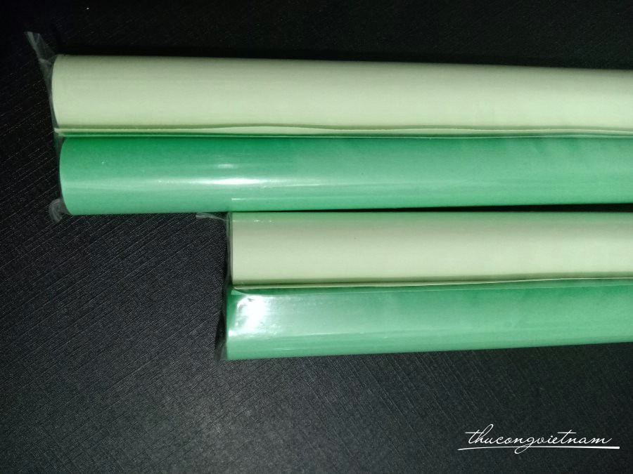 Set giấy màu Pastel - Xanh lá