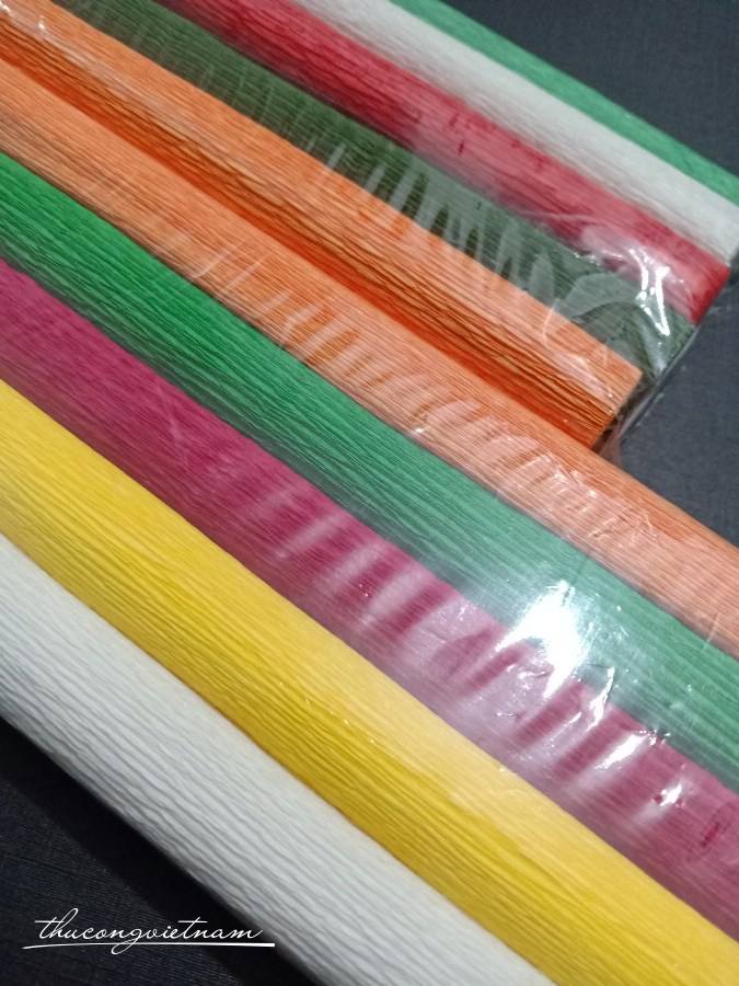 Set giấy nhún 5 màu