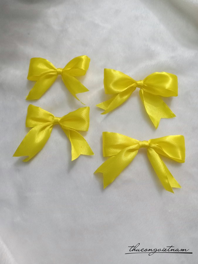 Nơ ruy băng lụa 7cm - 10 cái