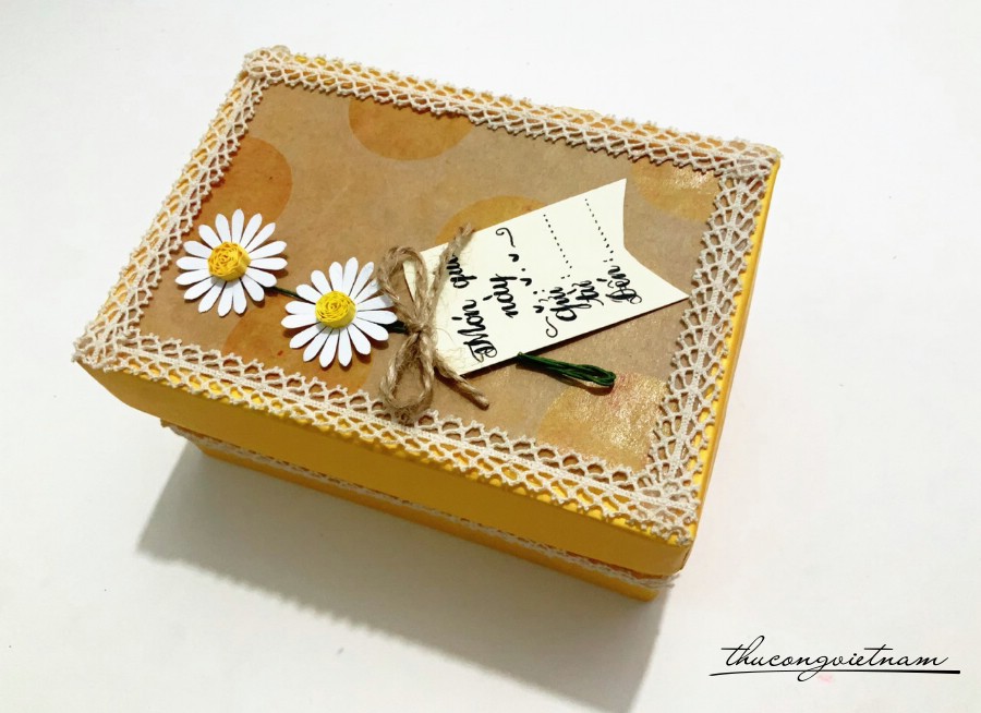 Hộp quà Handmade 8.5x12.5x5.5cm mẫu 1