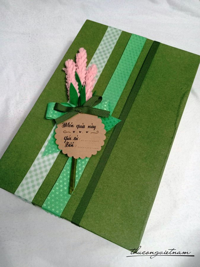 Hộp quà Handmade 20x30x7cm mẫu 2