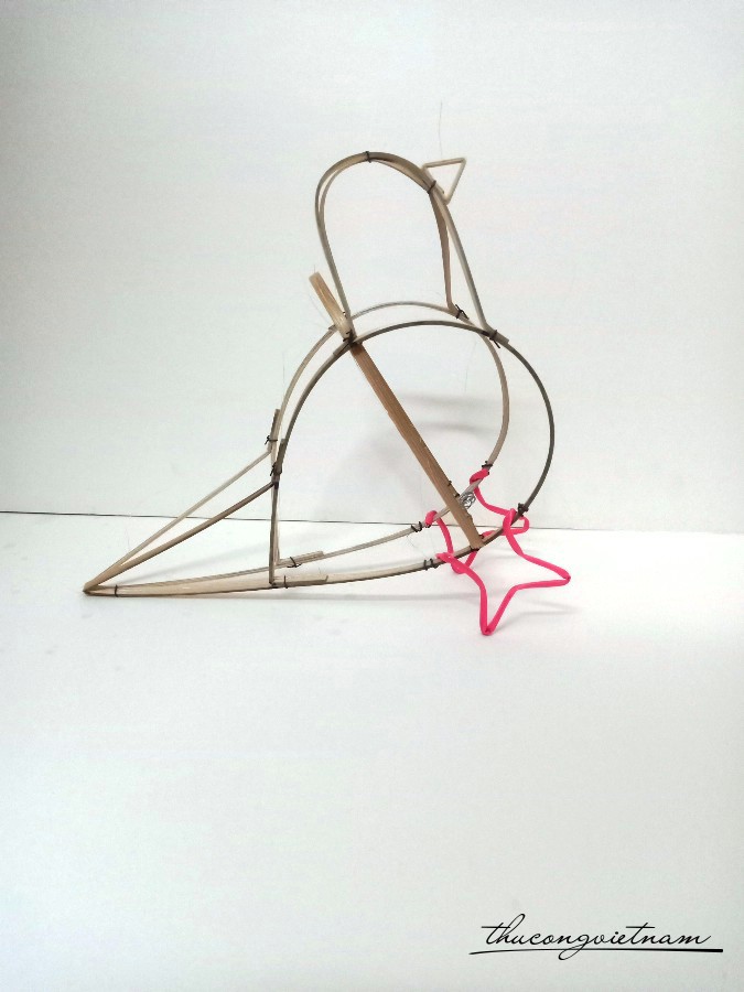 Khung lồng đèn chim bồ câu 25cm