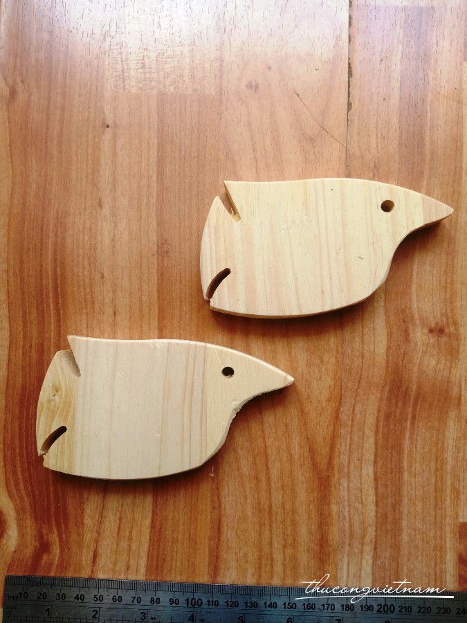 Cá gỗ - Mẫu 8 13.5cm